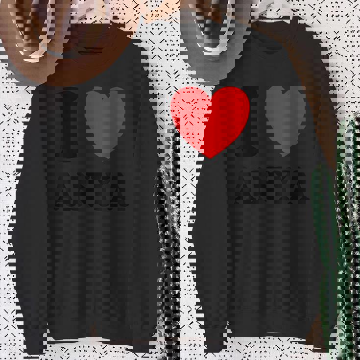 アイ・ラブ・アーニャ スウェットシャツ 年配の女性への贈り物