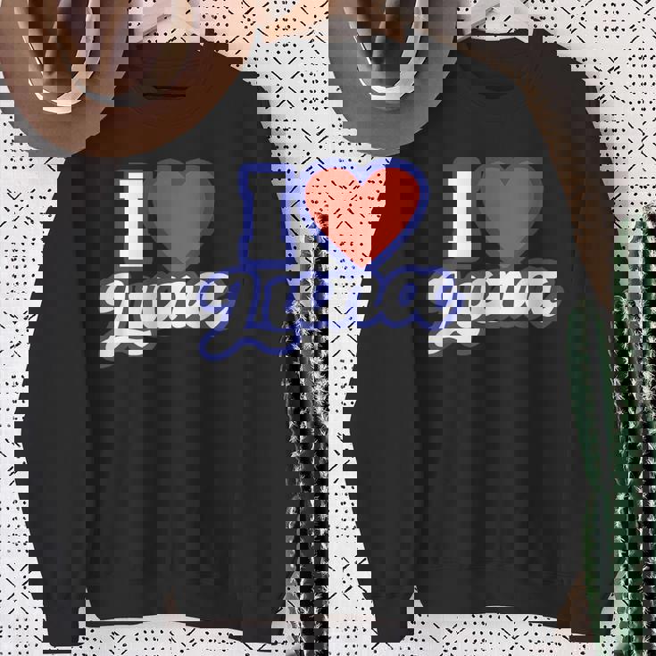 アイ・ラブ・ルナ スウェットシャツ 年配の女性への贈り物