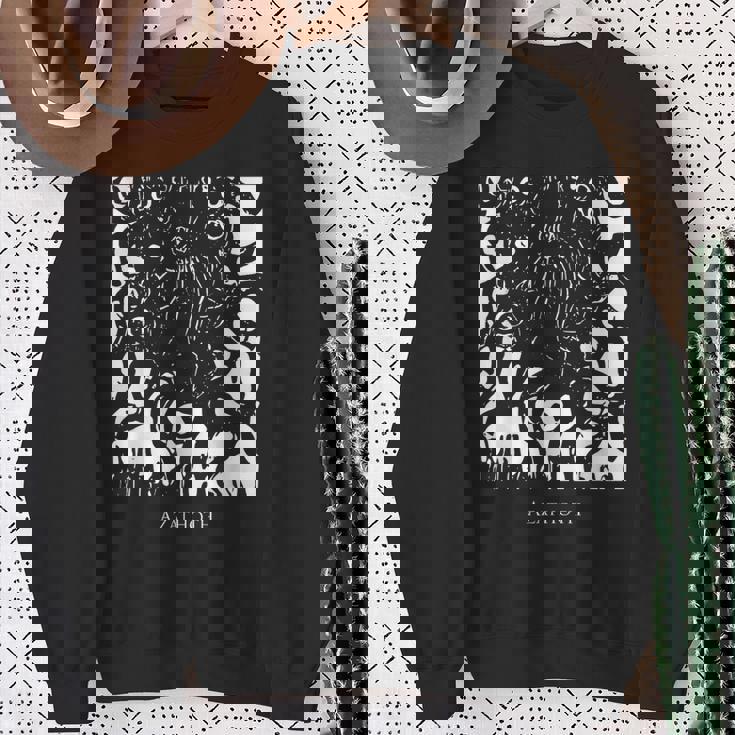 アザトース 這い寄る混沌 コズミック・ホラー クトゥルフ神話 古の者たち Azathoth Chaos Cthulhu スウェットシャツ 年配の女性への贈り物