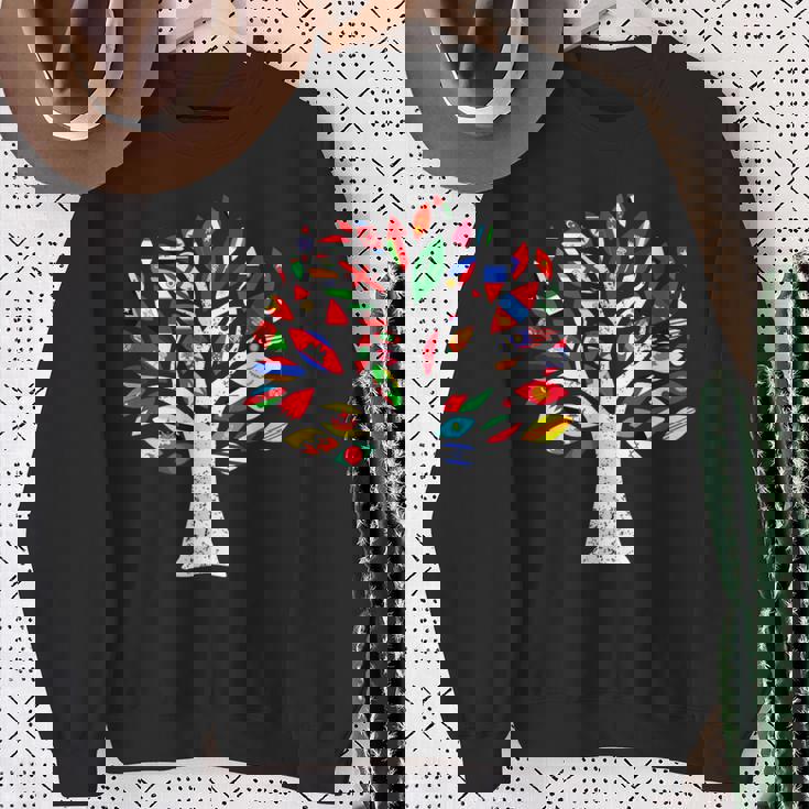 アジア国旗tシャツ、ベトナムのアジア地図デザイン スウェットシャツ 年配の女性への贈り物