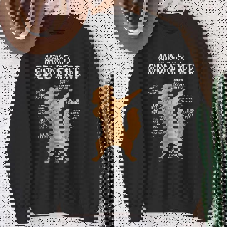 アナトミー・オブ・ア・ゴールデン・レトリバー 犬 オーナー 子犬 面白い キュート スウェットシャツ 年配の女性への贈り物