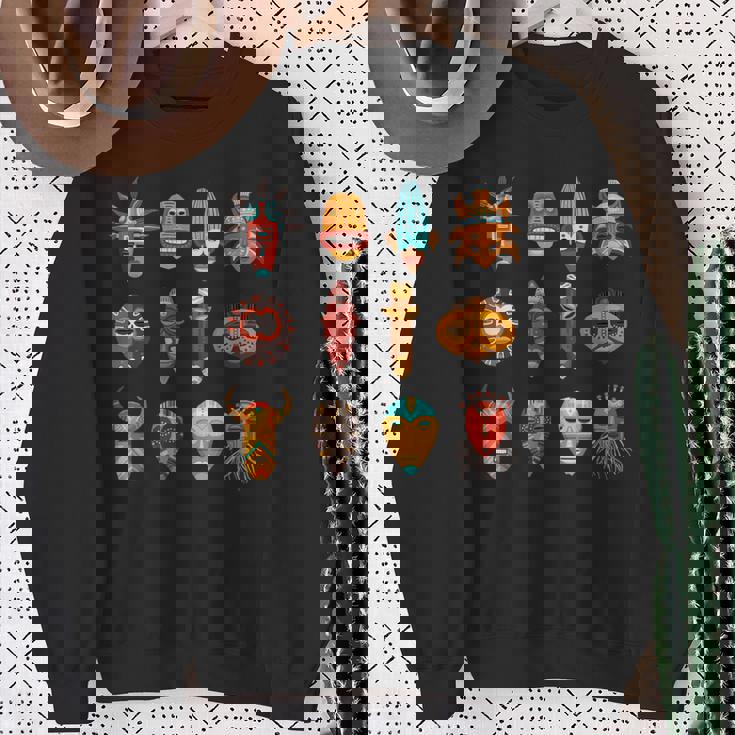 アフリカンマスクアート Blm スウェットシャツ 年配の女性への贈り物