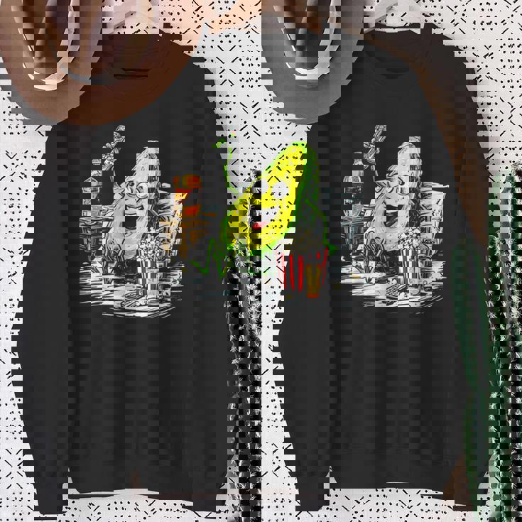 アボカド リラックス 持株 おやつ アート フルーツ モチーフ アボカド スウェットシャツ 年配の女性への贈り物