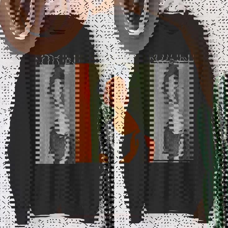 アメデオ・モディリアーニジャンヌ・エビュテルヌ芸術家の帽子で スウェットシャツ 年配の女性への贈り物