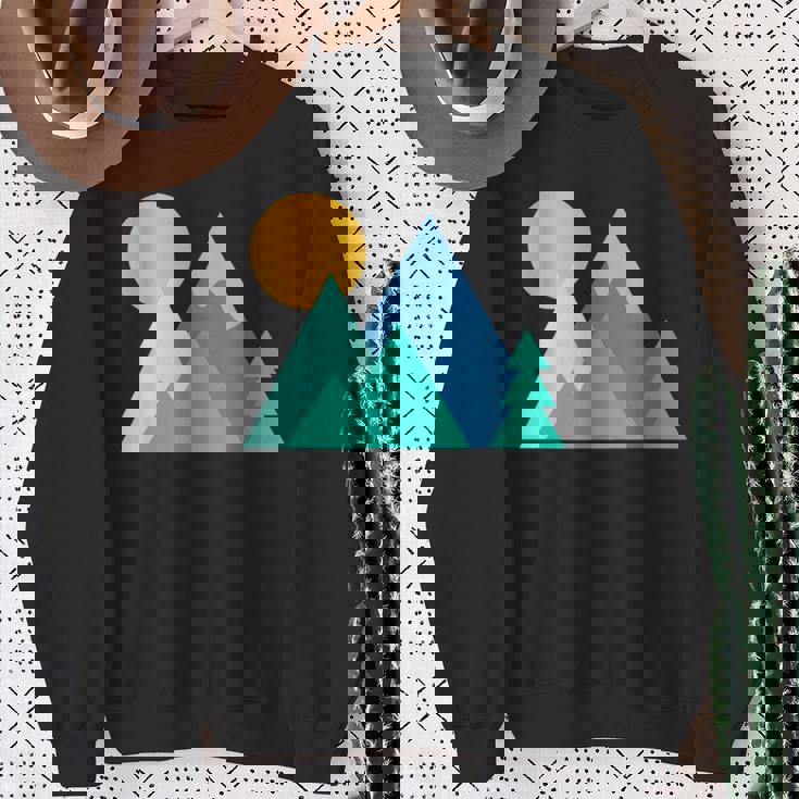 アルピニズム アルパイン・フォーゲット・ミー・ノット スキー マウンテンフラワー スウェットシャツ 年配の女性への贈り物