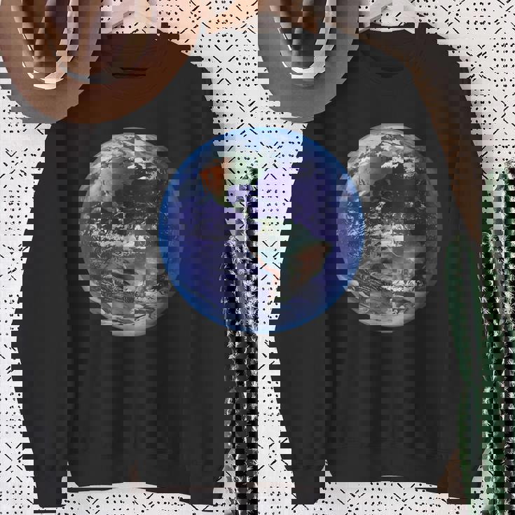 アースデイ用地球儀 スウェットシャツ 年配の女性への贈り物