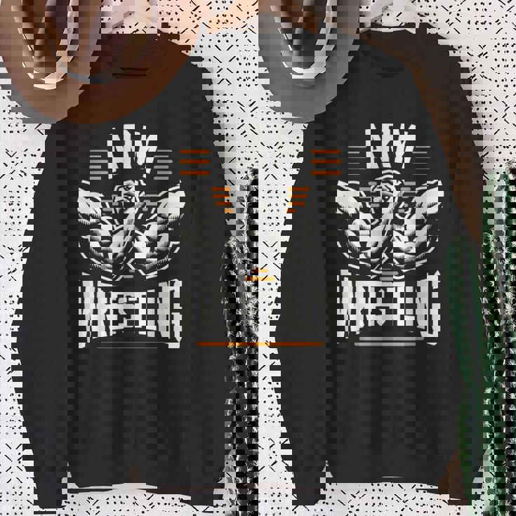 アームレスリング アームレスリング レスラー レスリング スウェットシャツ 年配の女性への贈り物