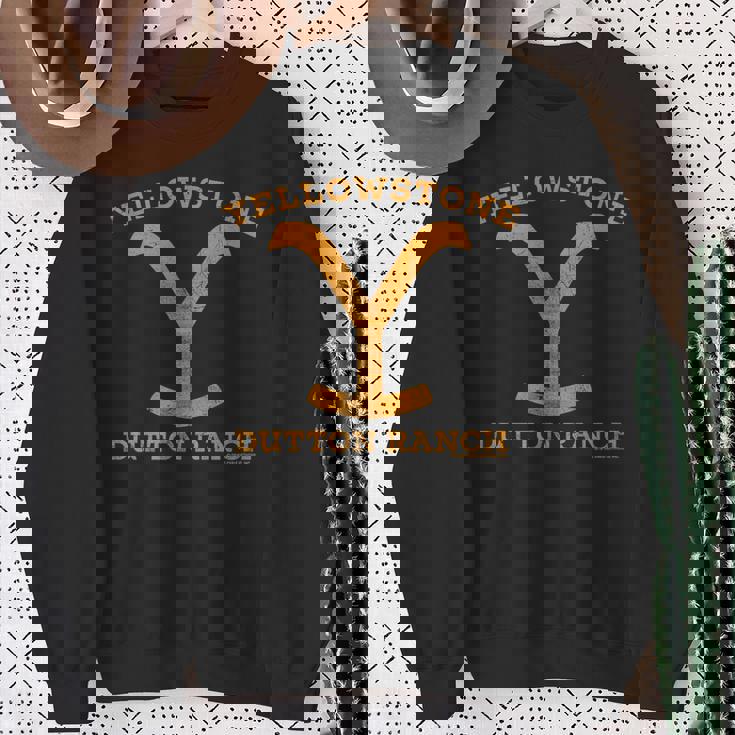 イエローストーン ダットンランチアンティーク調ロゴ スウェットシャツ 年配の女性への贈り物