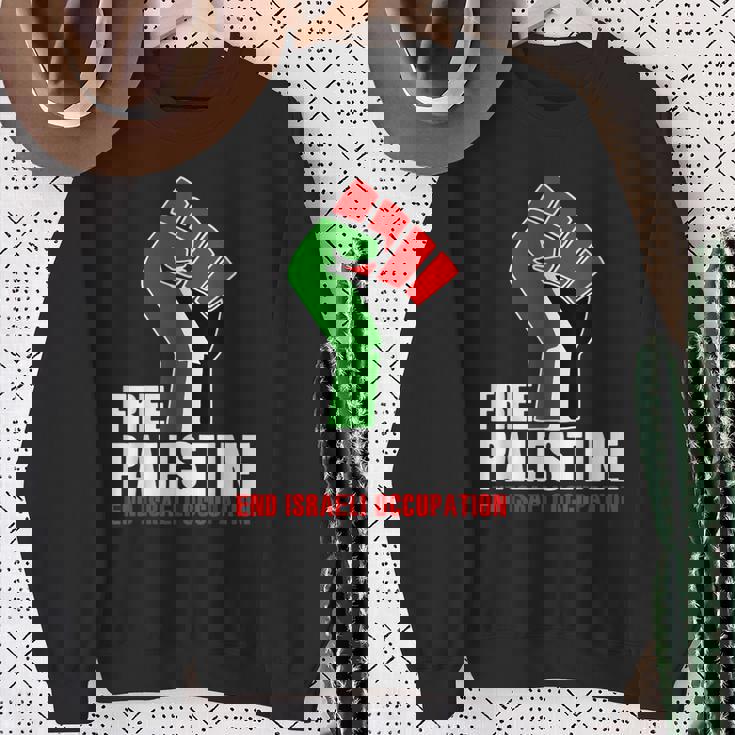 イスラエル人民の自由なパレスチナの職業 スウェットシャツ 年配の女性への贈り物