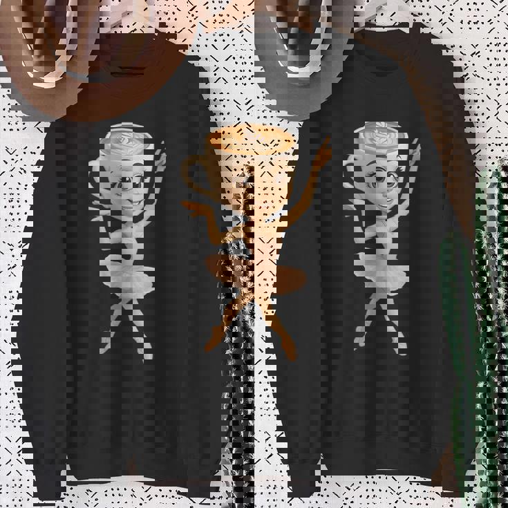 イタリア ブレイン ロート Ai生成キャラクター バレリーナ カプチーナ スウェットシャツ 年配の女性への贈り物