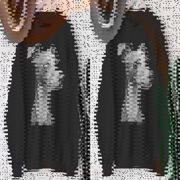 イタリアン グレイハウンド 犬 モチーフ ペット イタリアン グレイハウンド スウェットシャツ 年配の女性への贈り物