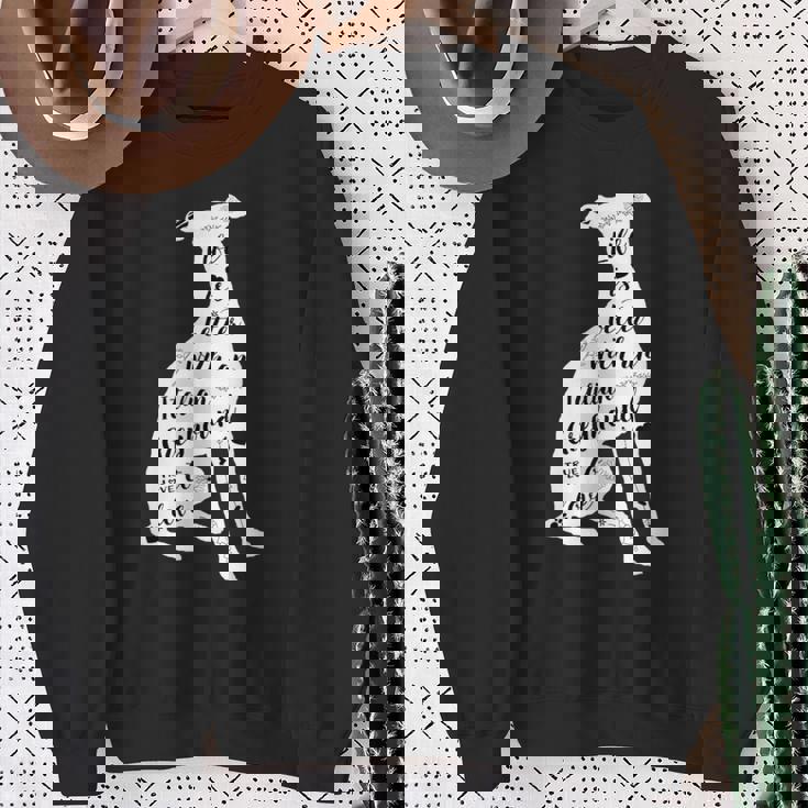 イタリアングレイハウンドシャツデザイン イタリアングレイハウンド犬愛好家 スウェットシャツ 年配の女性への贈り物