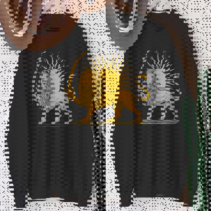 イラン国旗 ライオン サン ペルシャプライド イランtシャツ 長袖tシャツ スウェットシャツ 年配の女性への贈り物