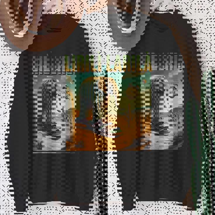 インターネット 陽気なミーム Aiキャラクター リリリ ラリラ ゾウ スウェットシャツ 年配の女性への贈り物