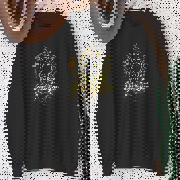 インドの神様 ガネーシャ デザイン スウェットシャツ 年配の女性への贈り物