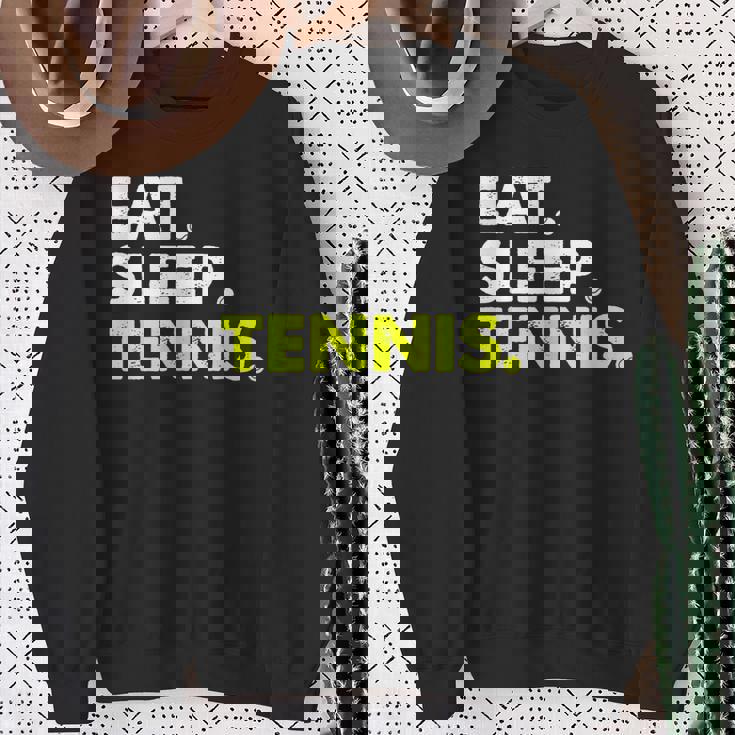 イート・スリープ・テニス スウェットシャツ 年配の女性への贈り物