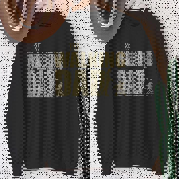 ウォーキングパパ 面白い 新米パパ ギフト クリスマス 父の日 スウェットシャツ 年配の女性への贈り物