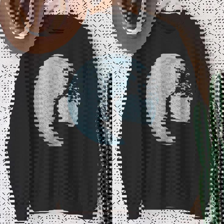 ウサギのギフトアイデア ウサギ 月 イースターバニー スウェットシャツ 年配の女性への贈り物