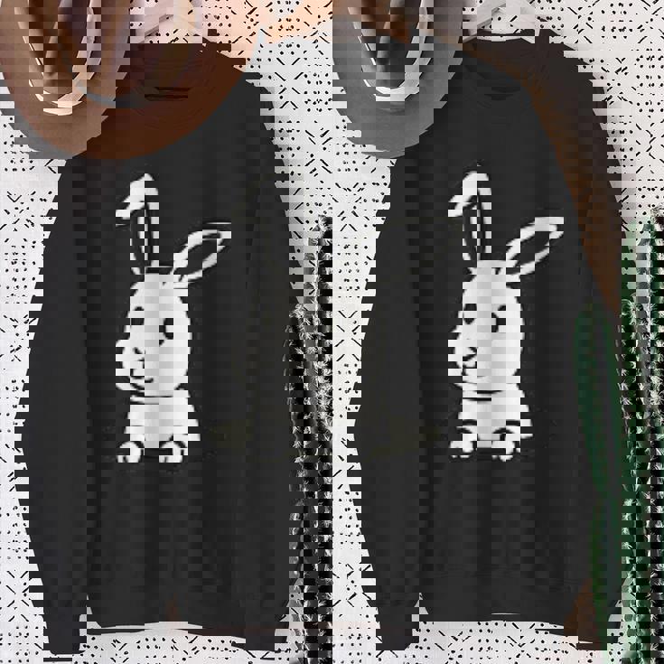 ウサギの穴から出てトラブルに巻き込まれる スウェットシャツ 年配の女性への贈り物