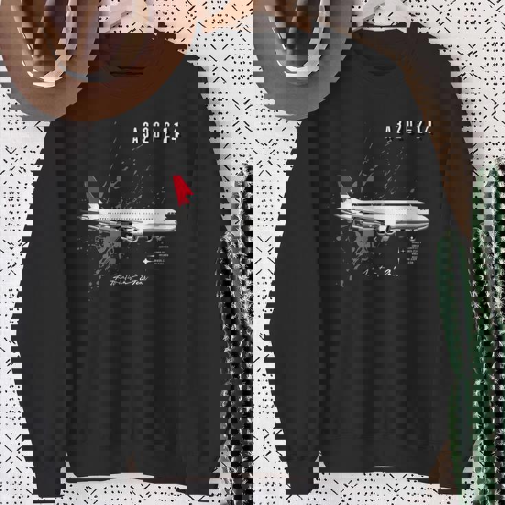 エアクラフト A320-214 スウェットシャツ 年配の女性への贈り物