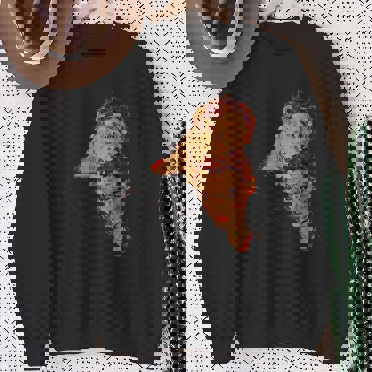 エゴン・シーレ作「ダブル・セルフ・ポートレート」1915 スウェットシャツ 年配の女性への贈り物