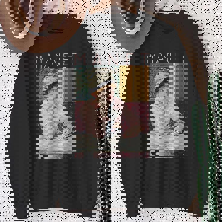 エドゥアール・マネ プラム 芸術家のための芸術 スウェットシャツ 年配の女性への贈り物