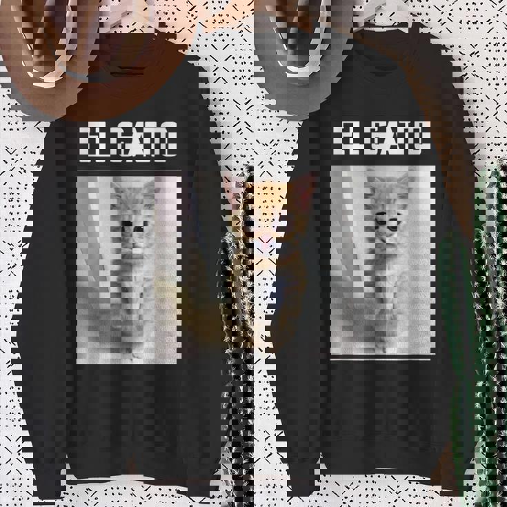 エルガト ミーム 猫 スウェットシャツ 年配の女性への贈り物