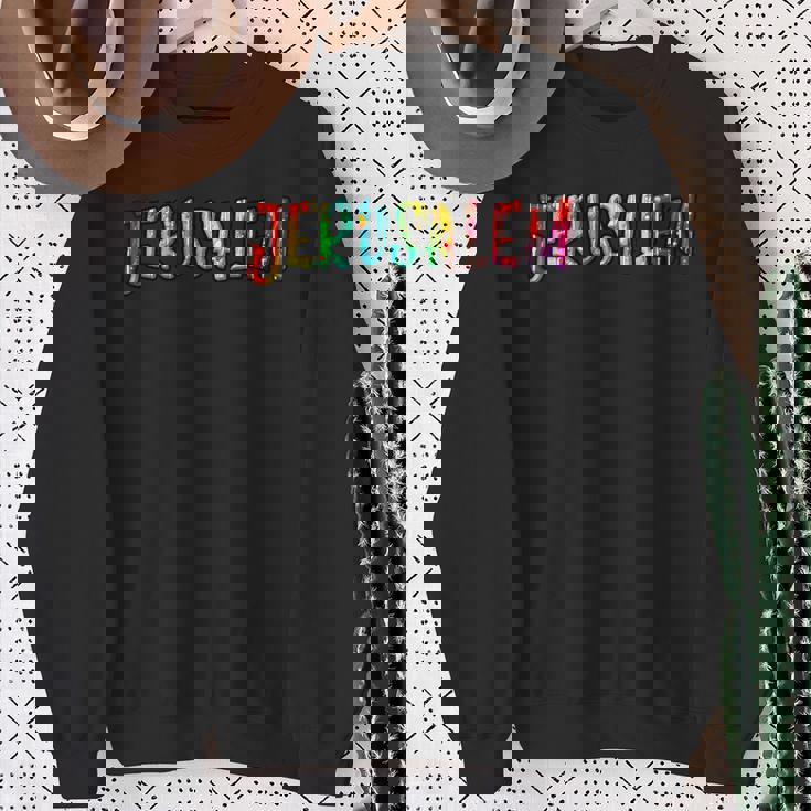 エルサレム イスラエル エルサレム スウェットシャツ 年配の女性への贈り物