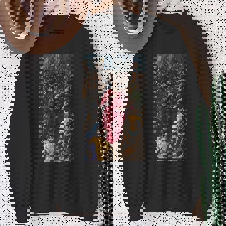 エル・グレコ作 キリストの脱衣 1579 スウェットシャツ 年配の女性への贈り物