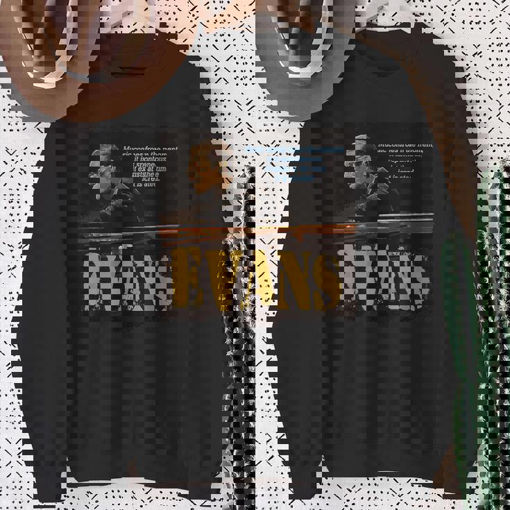 エヴァンス ジャズ 知恵 ピアニスト ミュージシャン スウェットシャツ 年配の女性への贈り物