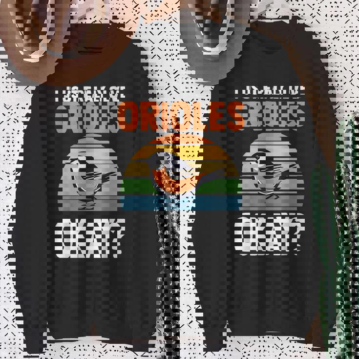 オリオールズが本当に好きだいいか？オリオール スウェットシャツ 年配の女性への贈り物