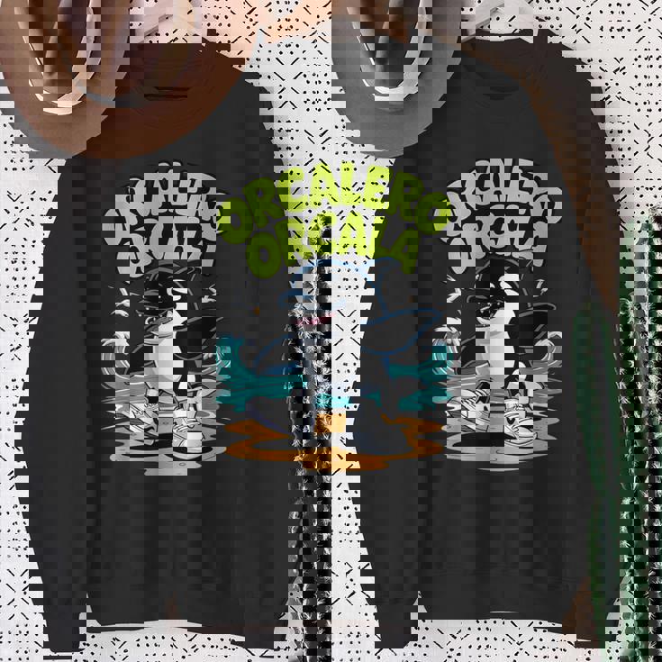 オルカレロ オルカラ イタリアンシャチ ブレイン ミーム スウェットシャツ 年配の女性への贈り物