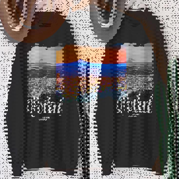 オレゴン州 ポートランドのお土産 ポートランド スウェットシャツ 年配の女性への贈り物