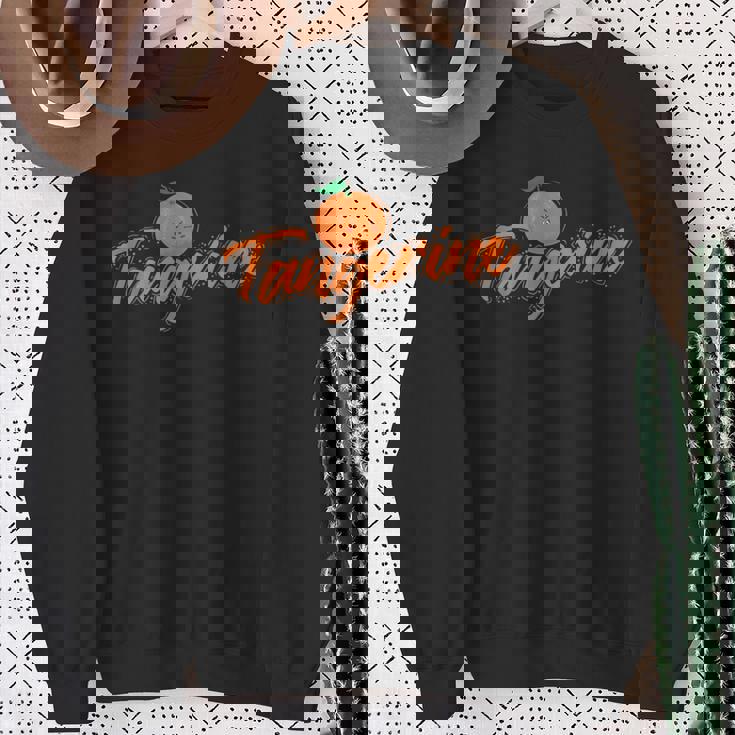 オレンジビタミンが豊富なディライト スウェットシャツ 年配の女性への贈り物