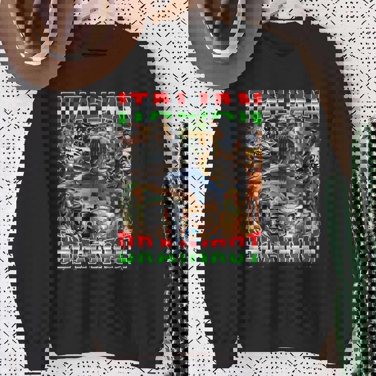 オールイタリアンブレインローミーム-イタリアンブレインロット スウェットシャツ 年配の女性への贈り物