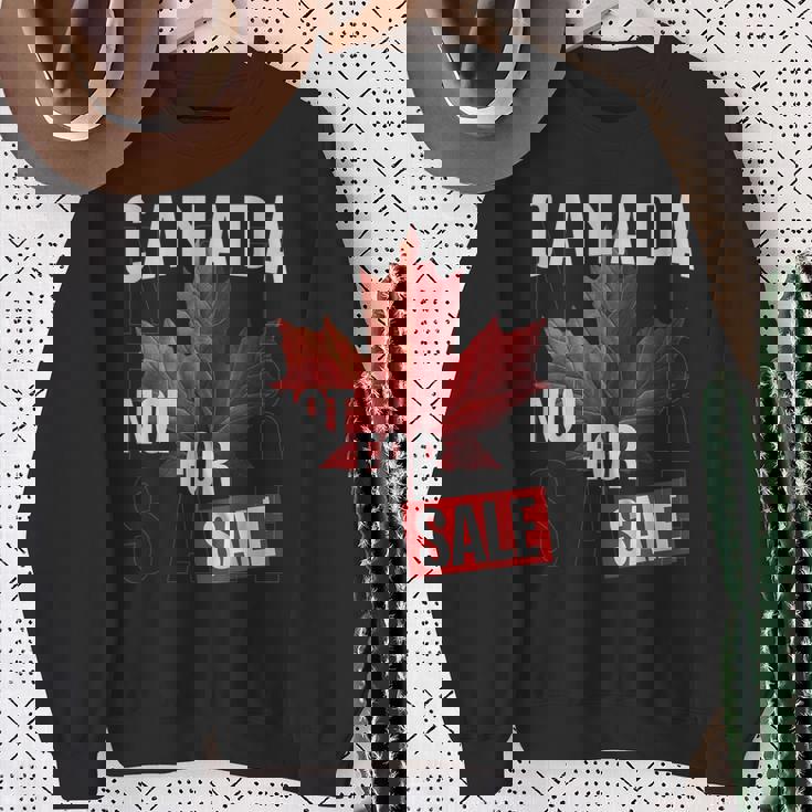 カナダはメープルリーフの愛国的なシャツと一緒に販売されていません。 スウェットシャツ 年配の女性への贈り物