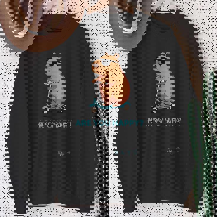 カピバラ・サングラス スウェットシャツ 年配の女性への贈り物