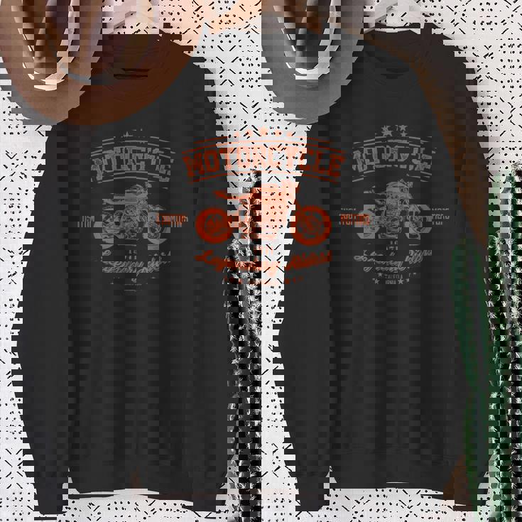 カフェレーサー カスタム バイク 伝説のライダー カリフォルニア ロサンゼルス スクランブラー モーターサイクル スウェットシャツ 年配の女性への贈り物