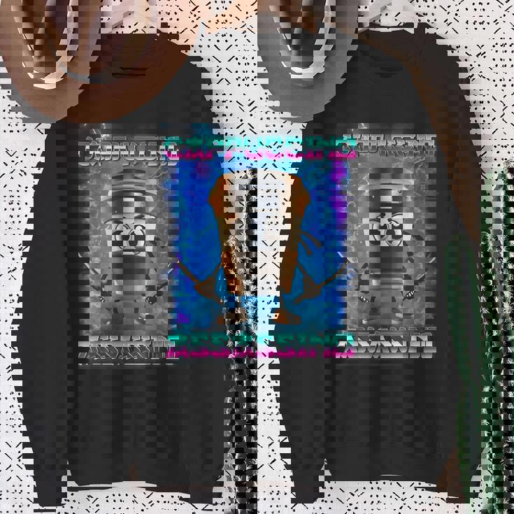 カプチーノ アサシーノ イタリアン ブレイン ミーム インターネットミーム スウェットシャツ 年配の女性への贈り物