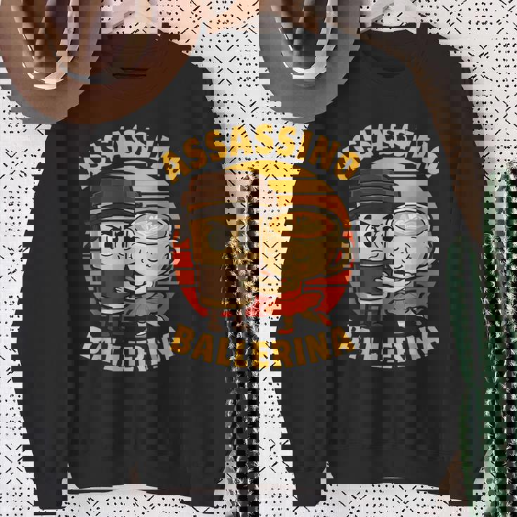 カプチーノ アサシーノ バレリーナ 面白い イタリアン ブレイン ミーム スウェットシャツ 年配の女性への贈り物