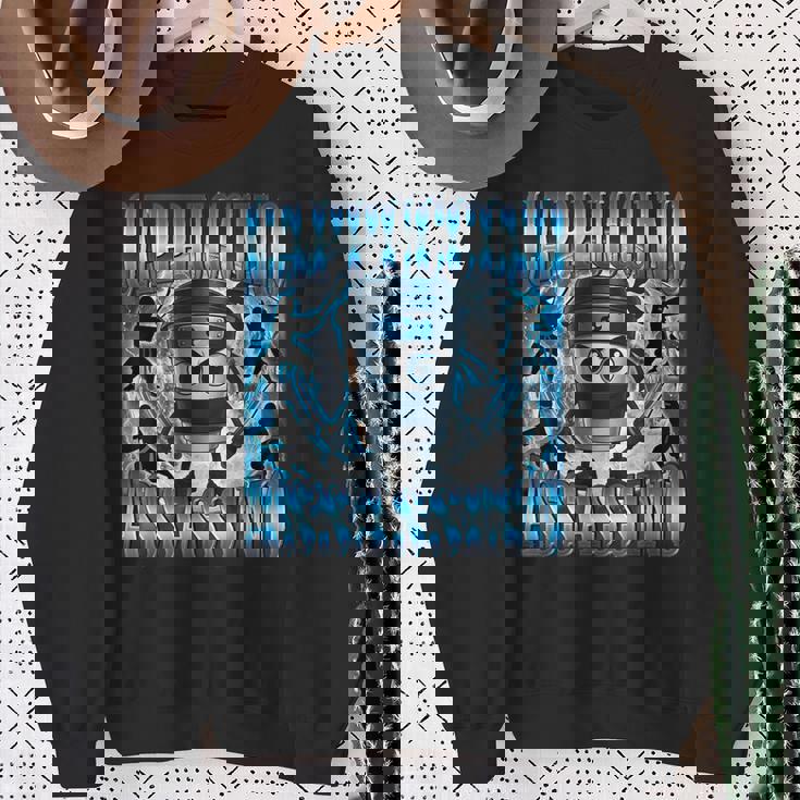 カプチーノ アサシーノ ファニー ミーム コーヒー イタリアン ブレイン スウェットシャツ 年配の女性への贈り物