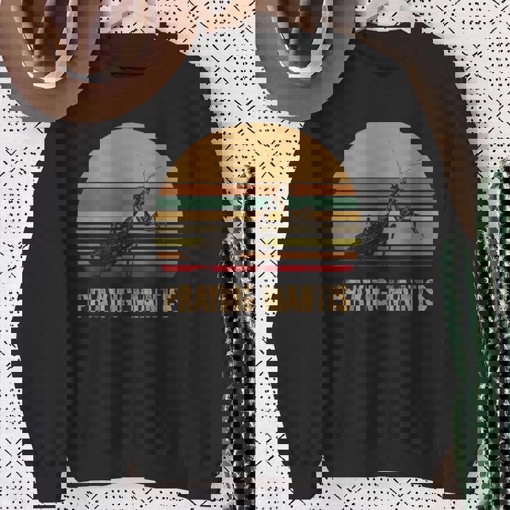 カマキリ 虫好き カマキリ 捕食昆虫 虫 スウェットシャツ 年配の女性への贈り物