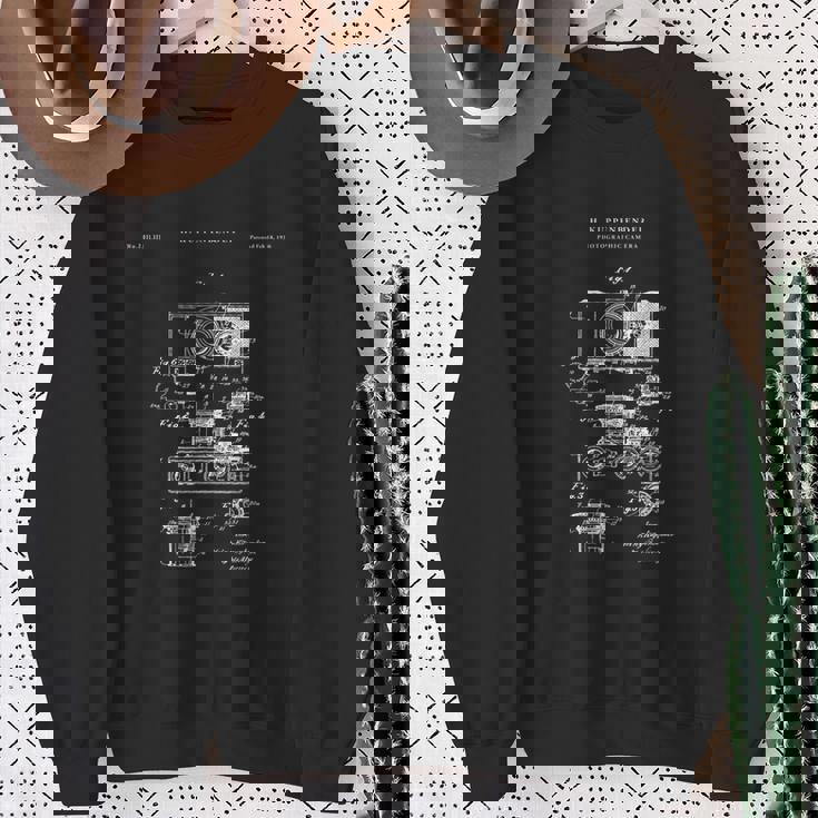 カメラ特許tシャツ-アンティークtシャツ スウェットシャツ 年配の女性への贈り物