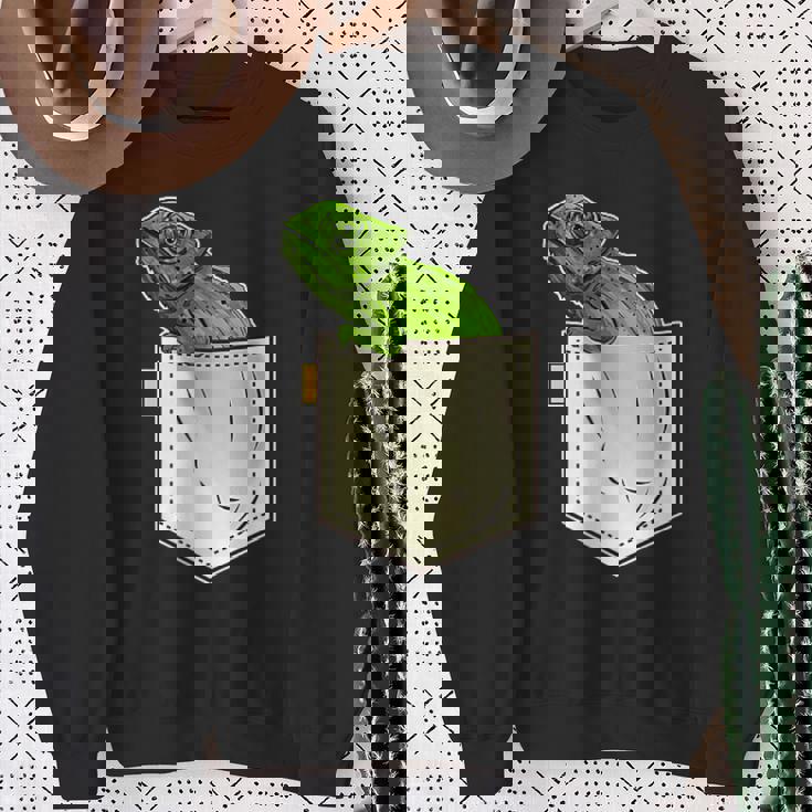 カメレオンポケットバッジ スウェットシャツ 年配の女性への贈り物