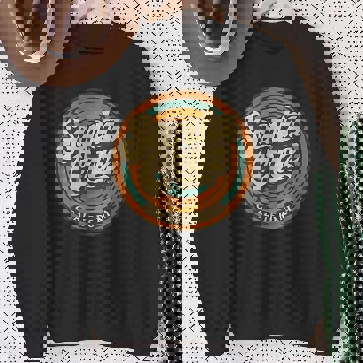 カリフォルニア州サンタクルーズ市 ビンテージレトロお土産 スウェットシャツ 年配の女性への贈り物