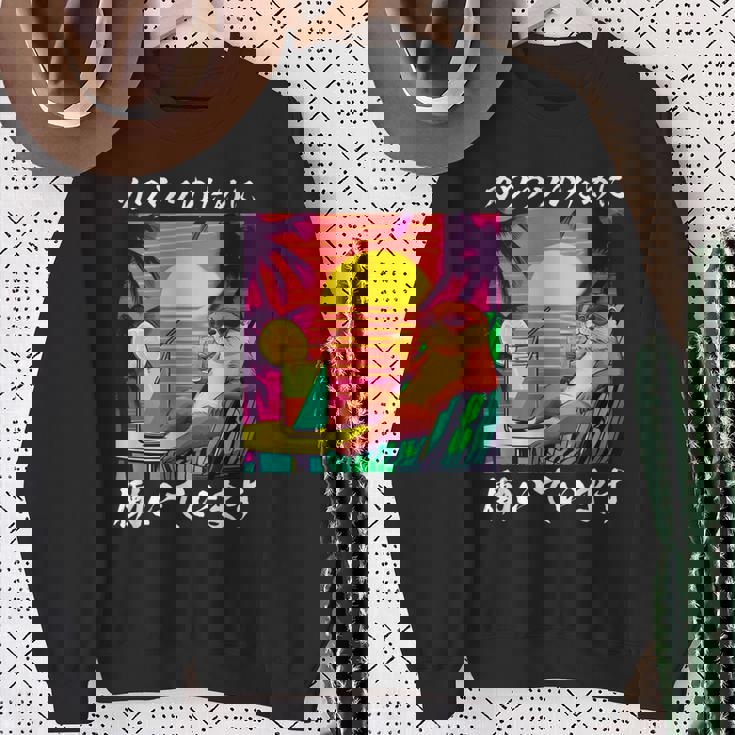 カワウソ 面白いtシャツ 面白い メンズ キッズ グッズ おもしろ 服 ネタ 動物 イラスト かわいい スウェットシャツ 年配の女性への贈り物