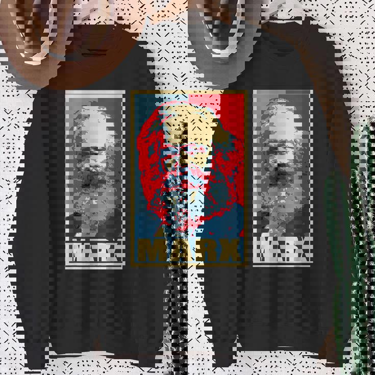 カール・マルクス プロパガンダ ポスター ポップアート スウェットシャツ 年配の女性への贈り物