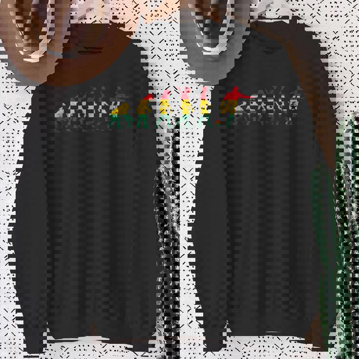 ガーナエボリューション ガーナプライド ガーナ国旗 ガーナサッカーチーム スウェットシャツ 年配の女性への贈り物