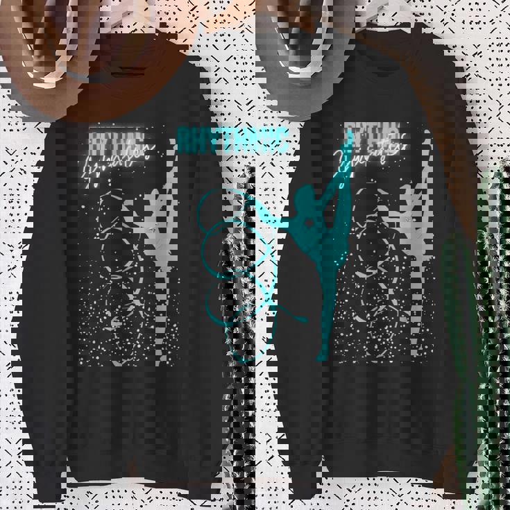 ガールズ 新体操 ティール スウェットシャツ 年配の女性への贈り物