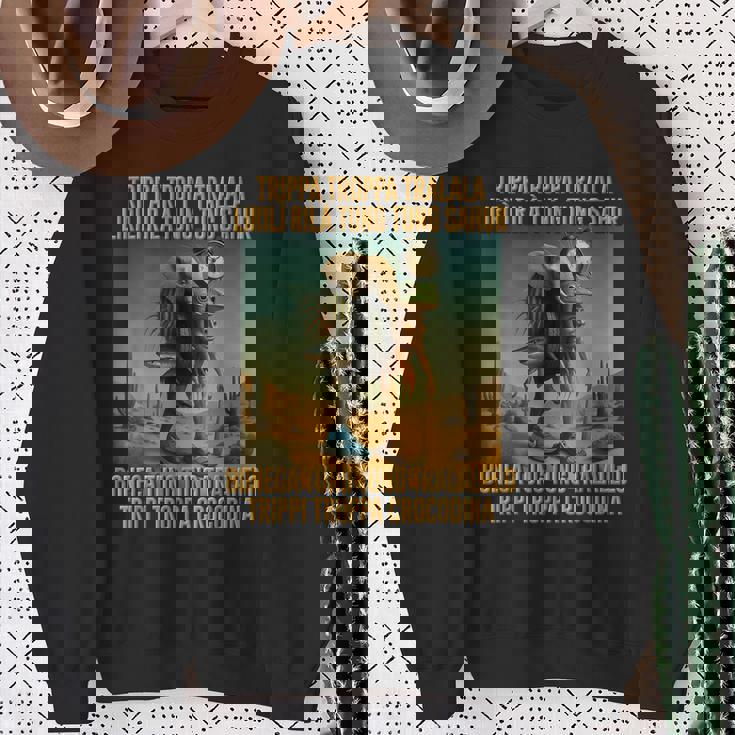 キッズ トレンド ミーム ブレイン イタリアン トリッパ トラララ スウェットシャツ 年配の女性への贈り物